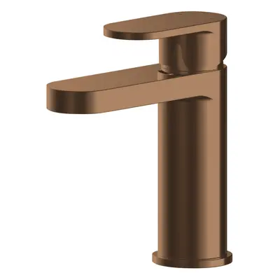 Current Round Mono Basin Mixer Tap with Push Button Waste - Brushed Bronze - Balterley