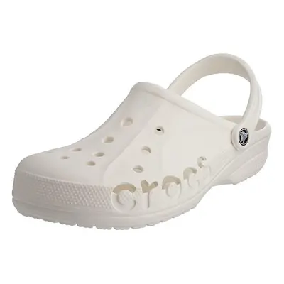 Crocs 10126-100M11 Baya Clogs for Mens, White - Size