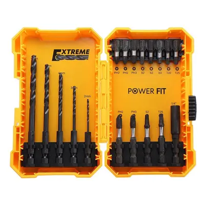 (18 Pcs Ã Electric Impact Bit Set) 1/4 Inch Socket Adapter 18/42pcs Screwdriver Bits Set S2 Ste