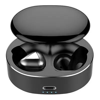 (Black) AI Control Tws Mini Wireless Bluetooth Headphone Waterproof Noise Cancelling Sports Head