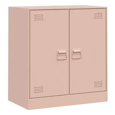 (pink) vidaXL Sideboard Home Storage Cupboard Side Cabinet Highboard Anthracite Steel