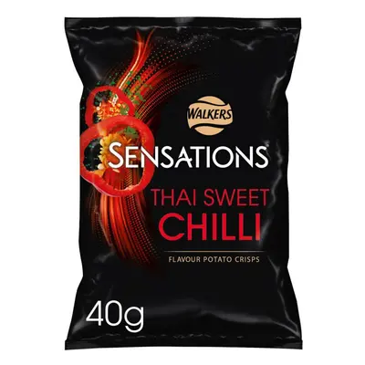 Walkers Sensations Thai Sweet Chilli Crisps 40g (Pack of 32)