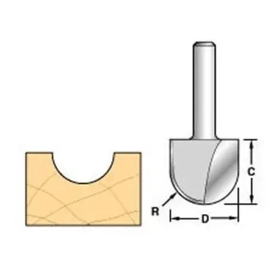 Trend 337X1/2TC Tongue & Groove Set 1/2, Silver