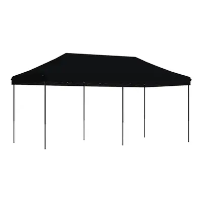 (black, without sidewall) vidaXL Foldable Tent Pop-Up with Side Walls Outdoor Party Tent Garden 