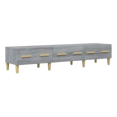 (Grey sonoma) vidaXL TV Cabinet Engineered Wood HiFi Cabinet Media TV Console Multi Colours