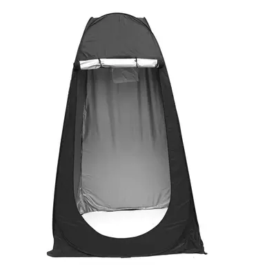 (Black) People Outdoor Camping Automatic Tent Portable Sunshade Change Room Waterproof UV Protec