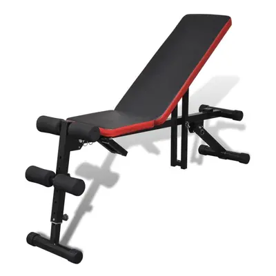 vidaXL Adjustable Sit Up Bench Multi-Position Fitness Home Exercise Training