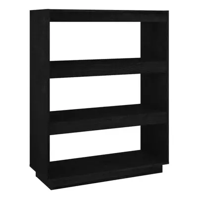 (black, x x cm) vidaXL Solid Pinewood Book Cabinet/Room Divider Multi Colours Multi Sizes