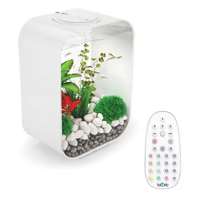 BiOrb LIFE 15L White Aquarium Fish Tank with Multi Colour LED Lighting