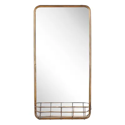 Wall Mirror MACON cm cm Metal Gold