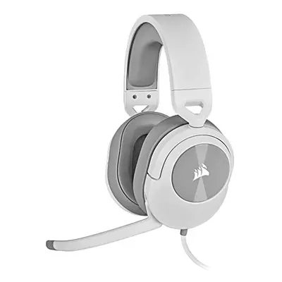 Corsair HS55 STEREO Gaming Headset (Leatherette Memory Foam Ear Pads, Easy-Access On-Ear Volume 