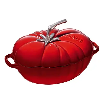 STAUB 25cm Cast Iron Tomato Cocotte Cherry