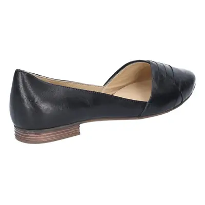 (Black, (Adults')) Hush Puppies Marley Ballerina Leather Women's Black Flats