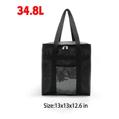 (M) 29.2/34.8/58.3/51.4/74.6L Food Delivery Bag Thermal Insulated Takeaway Bag Camping Picnic Ba