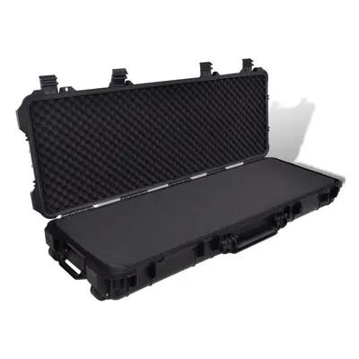 vidaXL Waterproof Plastic Molded Gun Case Trolly Carry Case Gun Storage Box