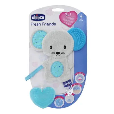 Chicco Fresh Friends Teether In Blue 4m+