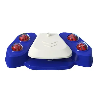 (Blue) Dog Foot Pedal Type Autoxic Water Feeder Sprinkler Holes Multifunctional Outdoor Supplies