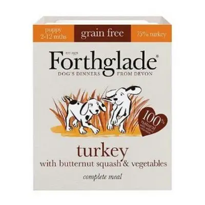 Forthglade Complete Grain Free Turkey Wet Puppy Food (18 Packs)