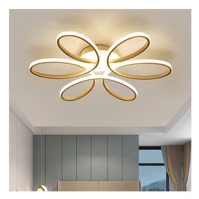 (Flower, 58cm) Modern Dimmable LED Chandelier Ceiling Light with Remote