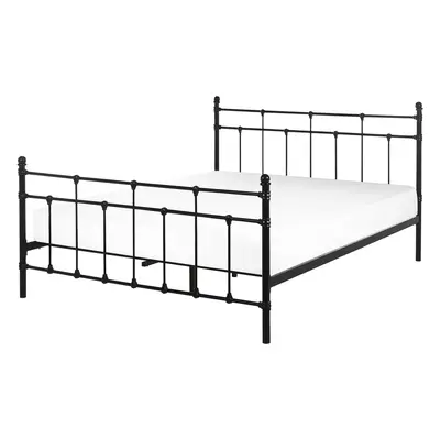 Bed Metal LYNX x cm (EU Double) Black