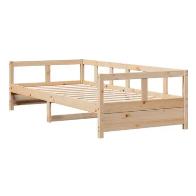 vidaXL Daybed Sofa Bed Sleeper Bed Couch Natural 90x190 cm Solid Wood Pine