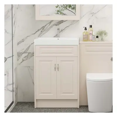 600mm Vanity Unit & Basin Sink Floor standing Cabinet 100% Waterproof