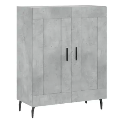 (concrete grey) vidaXL Sideboard Storage Cabinet Side Cabinet Cupboard White Engineered Wood