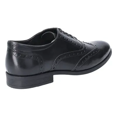 (Black, (Adults')) Hush Puppies Oaken Leather Men's Black Brogues Shoes