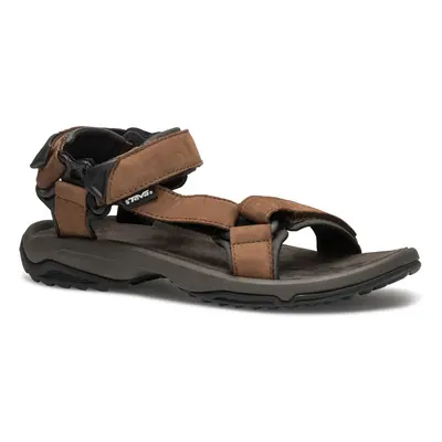 Teva Mens Walk And Hike Leather Sandals ~ Terra Fl Lite brown