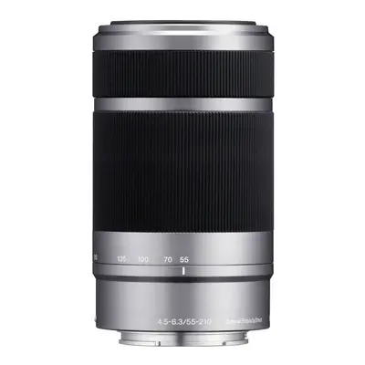 Sony E 55-210mm f/4.5-6.3 OSS Lens - Silver