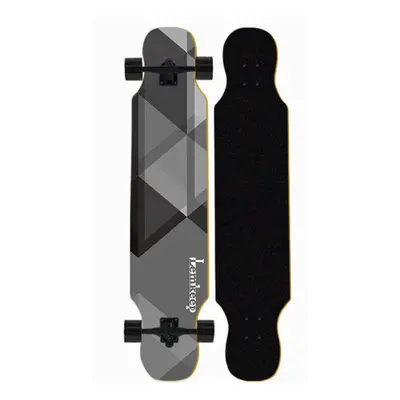 (A) 107cm/42in Abec-7 Carton Steel Bearing Long Board Skateboard Aluminum Truck 7-layer Skate Bo