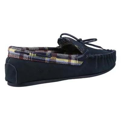 Cotswold Chatsworth Slippers Navy