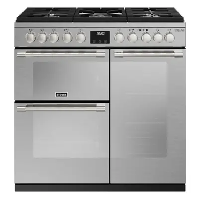 Stoves DXSTERD900DFSS Sterling Deluxe D900DF Dual Fuel Range Cooker - Stainless Steel