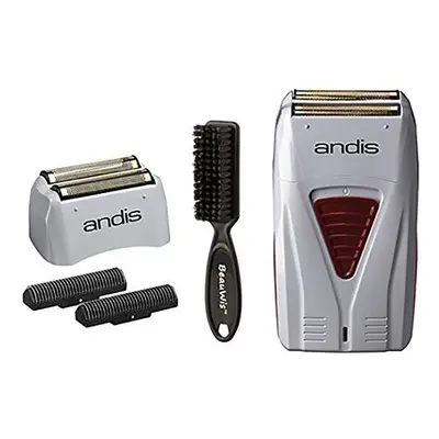 Andis Cordless Men's Long Lasting Lithium Battery Titanium Foil Shaver with Bonus Replacement Fo