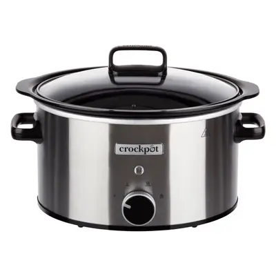 Crockpot CSC085 3.5 Litre Slow Cooker - Black / Stainless Steel