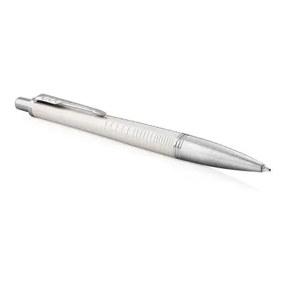 Parker Urban Ballpoint Pen | Premium Pearl Metal Chiselled | Medium Point Blue Ink | Gift Box