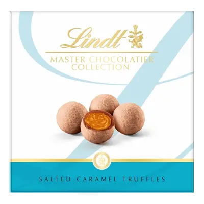 LINDT Master Chocolatier Salted Caramel Truffles 135g (Pack of 6)