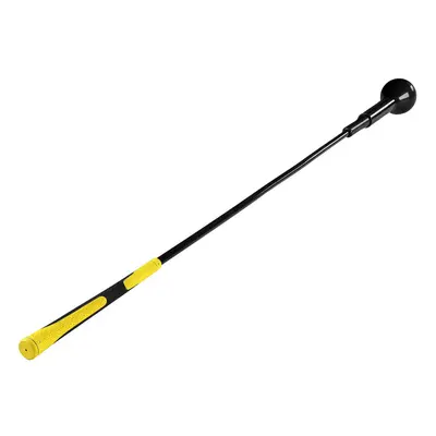 (Black) 48" Golf Swing Trainer Aid Stick Glass Fiber Power Strength Tempo Sport Practice Flex To