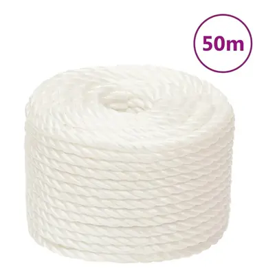 (white, mm/ m) vidaXL Twisted Rope Garden Workshop Line Work Rope Boat Rope Polypropylene