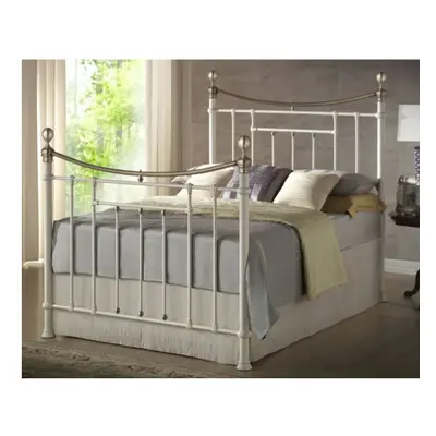 Bridget King Size Bed - Cream