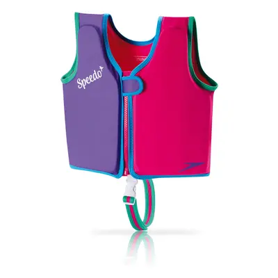 Speedo unisex-child Swim Flotation Classic Life Vest Begin to Swim UPF 50,Berry/Grape,Medium