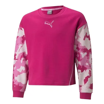 Puma Alpha Crew TR Sweatshirt Pink 14 176cm