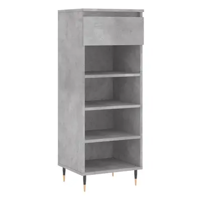 (concrete grey) vidaXL Shoe Cabinet Shoe Cupboard Shoe Storage Rack Shelf Engineered Wood