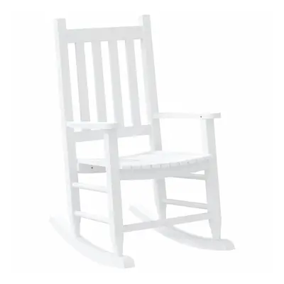 (white, pcs) vidaXL Rocking Chairs for Children Outdoor Rocker Chair Solid Wood Poplar