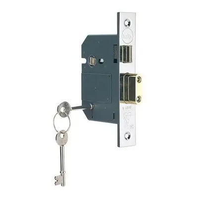 Yale Locks PM560 Hi-Security BS Lever Mortice Sashlock Polish Chrome 81mm 3in