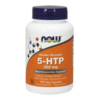 NOW Foods 5-HTP with Glycine Taurine & Inositol, 200mg , vcaps