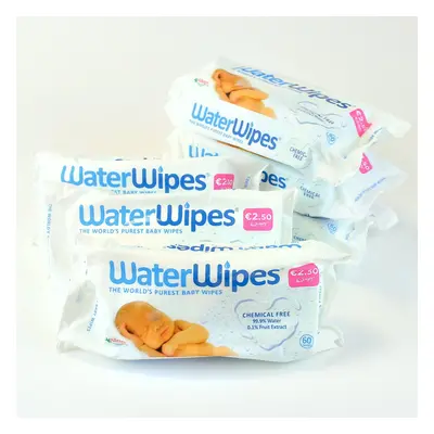 (6 Pack x Wipes (360 Wipes)) WaterWipes | Chemical Free Baby Wipes