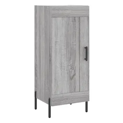 (grey sonoma) vidaXL Sideboard Storage Side Cabinet Cupboard Sonoma Oak Engineered Wood