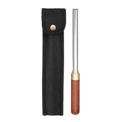 Guitar Fret File Guitar Fret Dressing Metal File with Size Edges Wooden Handle Guitar Repair Too