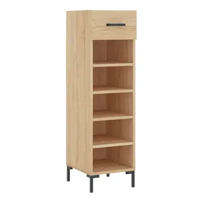 (sonoma oak) vidaXL Shoe Cabinet Shoe Storage Cupboard Shoe Rack Sonoma Oak Engineered Wood